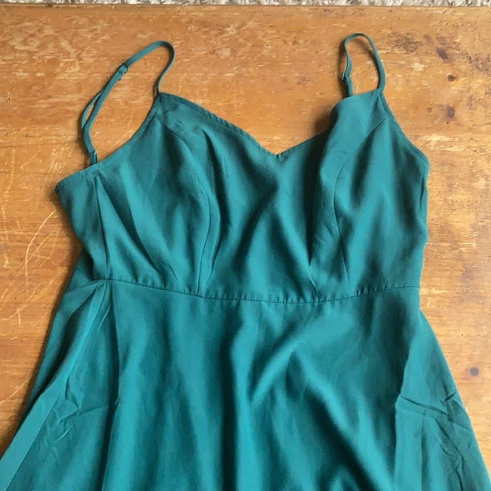 LuLus Green Dress - Picture 4 of 11
